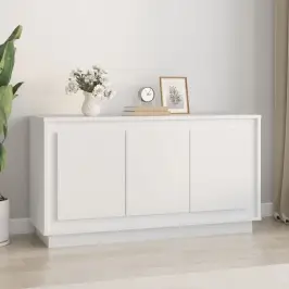 Kumode, Balta, 102X35X55 Cm, Inženierijas Koks Vidaxl