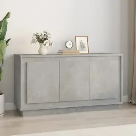 Šoninė Spintelė, Betono Pilka, 102X35X55cm Apdirbta Mediena