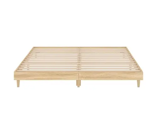Lovos Rėmas Be Čiužinio, Sonoma, 160X200cm Apdirbta Mediena