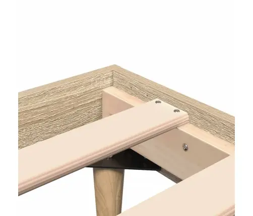 Peatsiga Voodiraam, Ilma Madratsita, Sonoma Tamm 120X200Cm