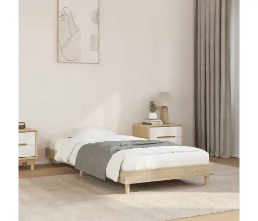 Lovos Rėmas Be Čiužinio, Sonoma, 100X200cm Apdirbta Mediena