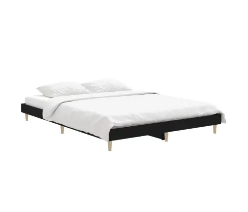 Lovos Rėmas, Juodos Spalvos, 140X190cm Apdirbta Mediena