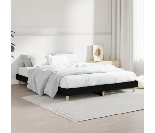 Lovos Rėmas, Juodos Spalvos, 140X190cm Apdirbta Mediena