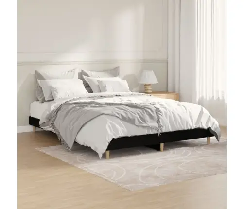 Lovos Rėmas, Juodos Spalvos, 140X190cm Apdirbta Mediena