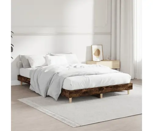 Gulta Bez Matrača, Ozolkoka, 120X190 Cm, Inženierijas Koks Vidaxl