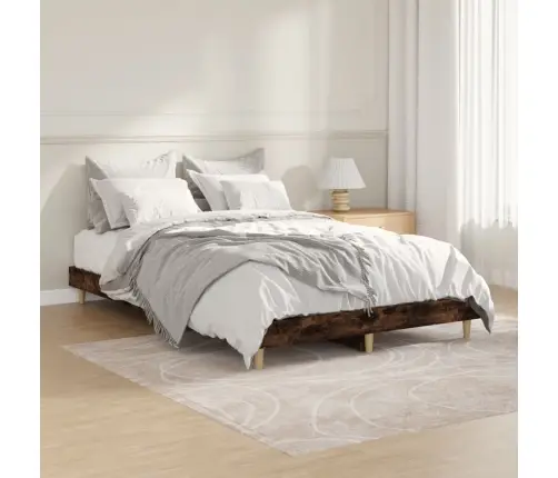 Gulta Bez Matrača, Ozolkoka, 120X190 Cm, Inženierijas Koks Vidaxl