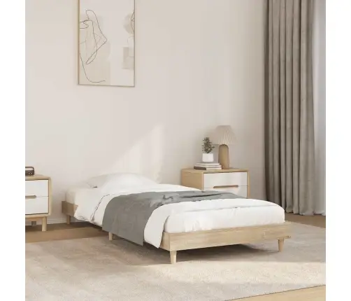 Gulta Bez Matrača, Ozolkoka, 75X190 Cm, Inženierijas Koks Vidaxl