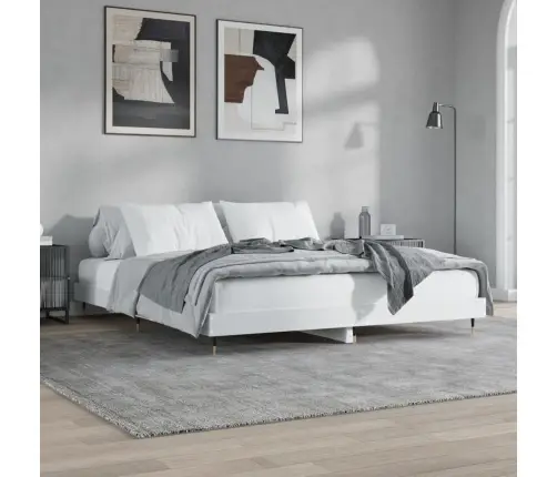 Lovos Rėmas, Baltos Spalvos, 140X200cm Apdirbta Mediena