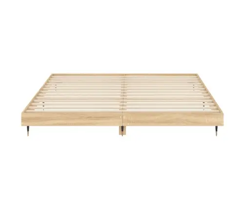 Lovos Rėmas Be Čiužinio, Sonoma, 120X200cm Apdirbta Mediena