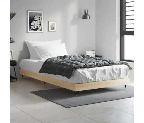 Lovos Rėmas Be Čiužinio, Sonoma, 100X200cm Apdirbta Mediena