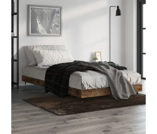 Gulta Bez Matrača, Ozolkoka, 100X200 Cm, Inženierijas Koks Vidaxl