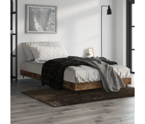 Gulta Bez Matrača, Ozolkoka, 90X200 Cm, Inženierijas Koks Vidaxl