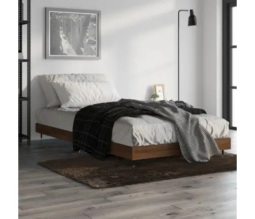 Lovos Rėmas Be Čiužinio, Ruda, 90X200cm Apdirbta Mediena