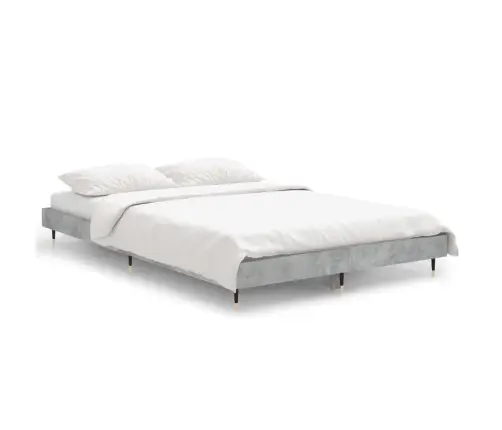 Voodiraam, Betoonhall, 120 X 190 cm Tehispuit