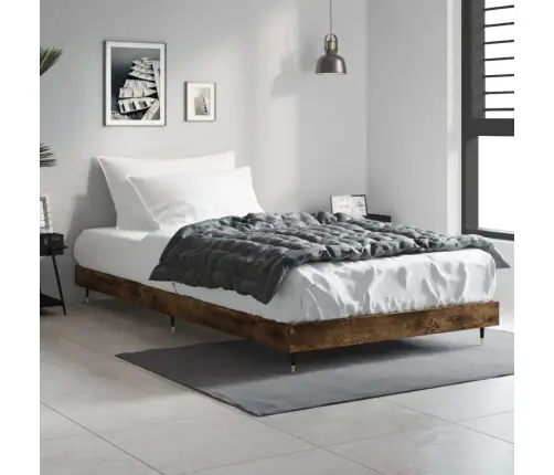 Gulta Bez Matrača, Ozolkoka, 90X190 Cm, Inženierijas Koks Vidaxl