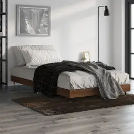 Lovos Rėmas Be Čiužinio, Dūminis, 90X190cm Apdirbta Mediena