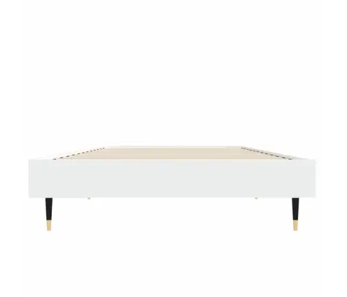 Gultas Rāmis, Balts, 75X190 Cm, Inženierijas Koks Vidaxl