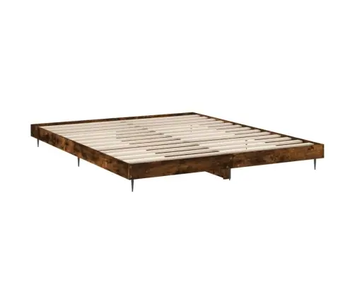 Lovos Rėmas Be Čiužinio, Dūminio Ąžuolo, 200X200 cm Mediena
