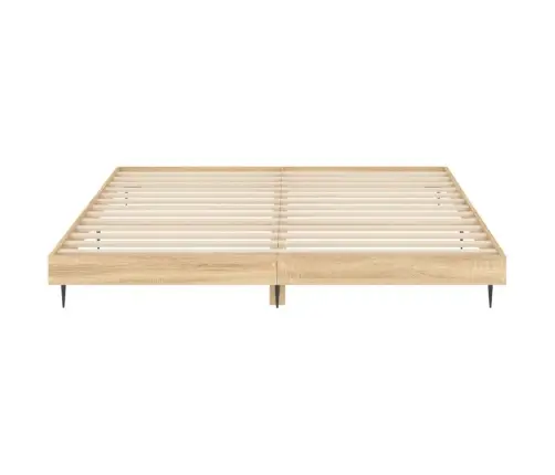 Gulta Bez Matrača, Ozolkoka, 180X200 Cm, Inženierijas Koks Vidaxl