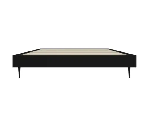 Gultas Rāmis, Melns, 90X200 Cm, Inženierijas Koks Vidaxl