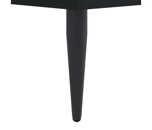 Gultas Rāmis, Melns, 90X200 Cm, Inženierijas Koks Vidaxl