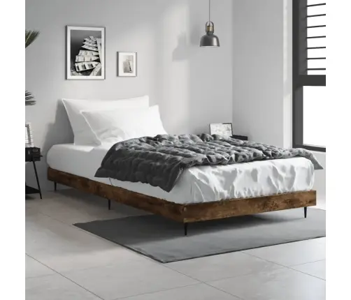 Lovos Rėmas Be Čiužinio, Dūminis, 90X200cm Apdirbta Mediena