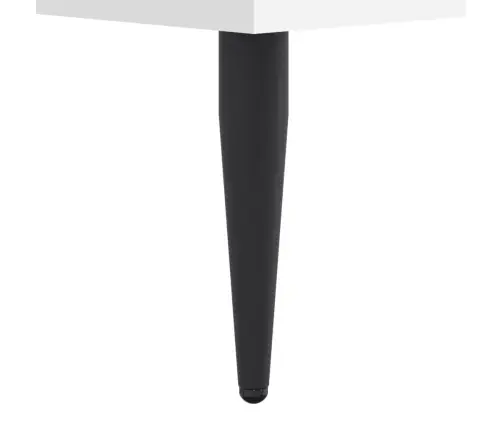 Gultas Rāmis, Balts, 140X190 Cm, Inženierijas Koks Vidaxl