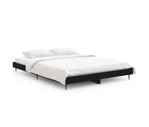 Lovos Rėmas, Juodos Spalvos, 140X190cm Apdirbta Mediena