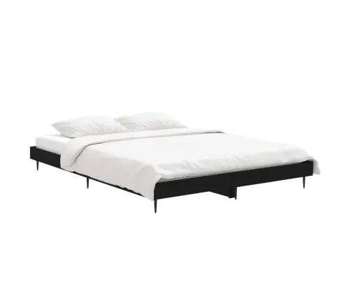 Lovos Rėmas, Juodos Spalvos, 140X190cm Apdirbta Mediena