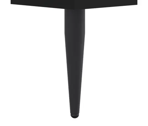 Gultas Rāmis, Melns, 135X190 Cm, Inženierijas Koks Vidaxl