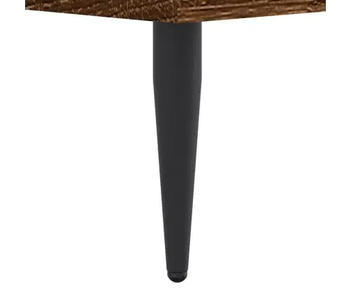 Gultas Rāmis, Ozolkoka Krāsā, 135X190 Cm, Inženierijas Koks Vidaxl