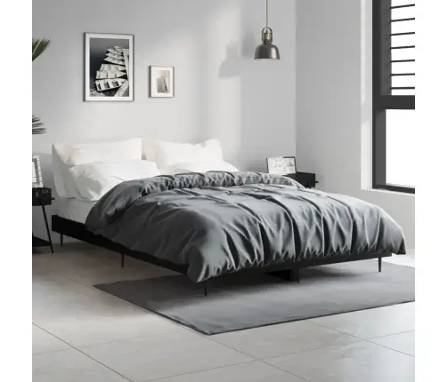 Lovos Rėmas, Juodos Spalvos, 120X190cm Apdirbta Mediena