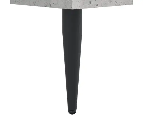 Gultas Rāmis, Betona Pelēks, 120X190 Cm, Inženierijas Koks Vidaxl