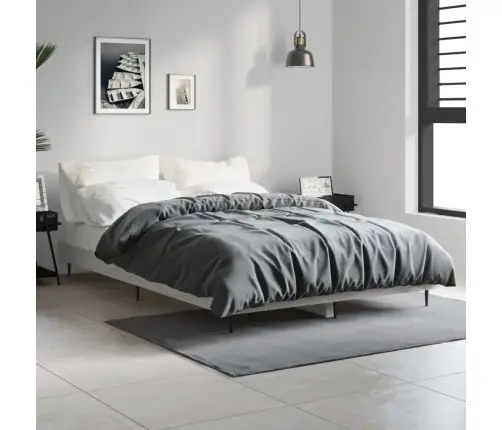 Lovos Rėmas, Pilkos Ąžuolo Spalvos, 120X190cm Apdirbta Mediena