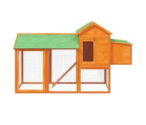 Vištidė, Rudos Spalvos, 193X65X117cm Pušies Masyvas