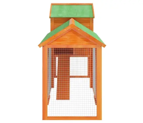 Vištidė, Rudos Spalvos, 193X65X117cm Pušies Masyvas