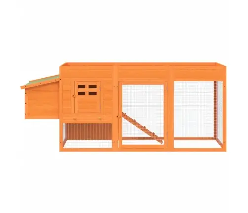 Vistu Būris, Brūns, 204X50X84 Cm, Priedes Masīvkoks Vidaxl