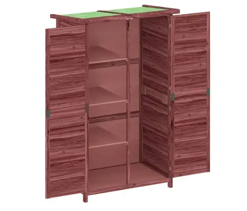 Dārza Instrumentu Šķūnis, Brūns, 83X57X140 Cm, Priedes Koks Vidaxl