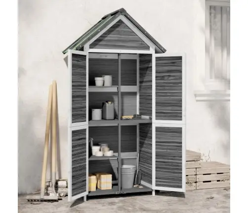 Dārza Instrumentu Šķūnis, 89X52,5X175 Cm, Priedes Masīvkoks Vidaxl