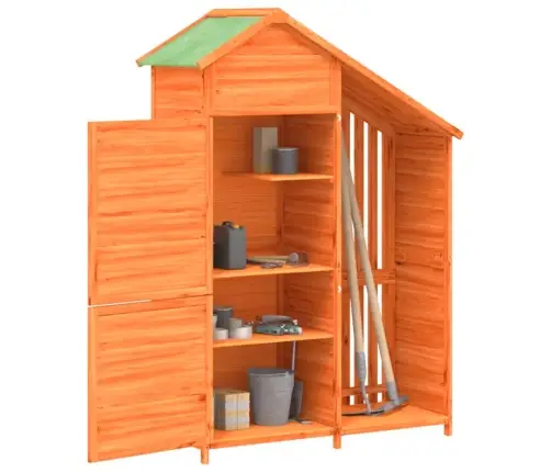 Aia Tööriistakuur, Pruun, 120 X 53,5 X 170 cm Männipuit