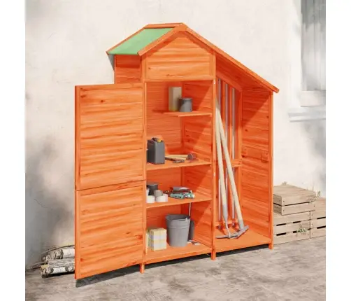 Aia Tööriistakuur, Pruun, 120 X 53,5 X 170 cm Männipuit