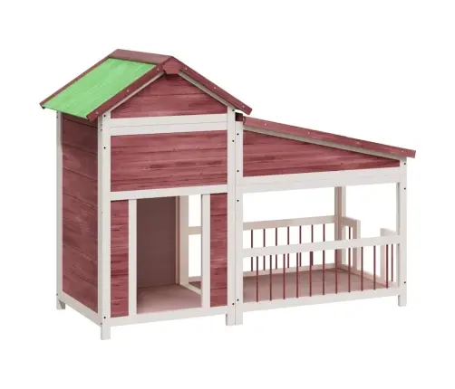 Šunų Būda, Moka, 143X60,5X109cm Pušies Medienos Masyvas