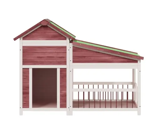 Šunų Būda, Moka, 143X60,5X109cm Pušies Medienos Masyvas