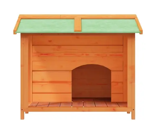 Suņu Būris, Brūns, 96X87X80,5 Cm, Priedes Masīvkoks Vidaxl