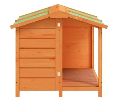 Suņu Būris, Brūns, 96X87X80,5 Cm, Priedes Masīvkoks Vidaxl