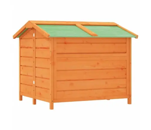 Suņu Būris, Brūns, 96X87X80,5 Cm, Priedes Masīvkoks Vidaxl