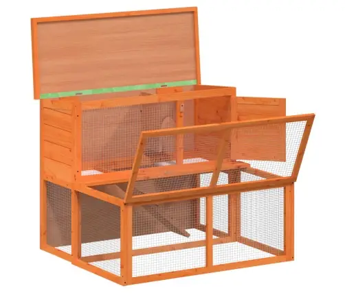 Trušu Būris, Brūns, 102X90X84,5 Cm, Priedes Masīvkoks Vidaxl