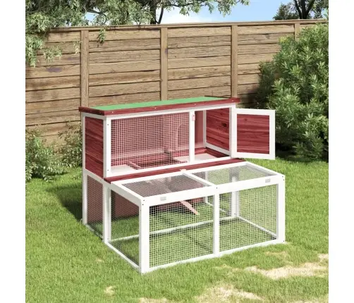 Trušu Būris, 102X90X84,5 Cm, Priedes Masīvkoks, Brūns Vidaxl