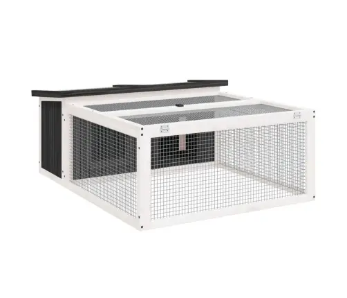 Küülikupuur, Hall, 117,5 X 97 X 47,5 cm Männipuit