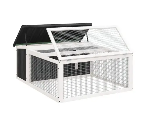 Küülikupuur, Hall, 117,5 X 97 X 47,5 cm Männipuit